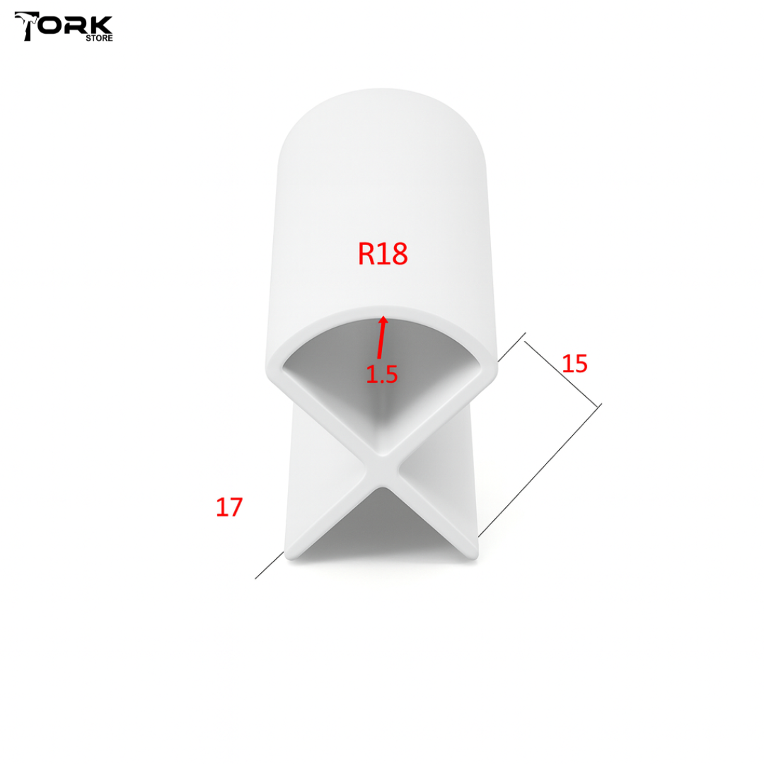 Perfil Modular para Móvel Curvo