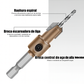 Escareador com Encaixe Sextavado 8mm