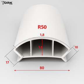 Perfil Modular para Móvel Curvo