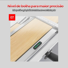 Guia de Corte para Serra com Régua de Posicionamento