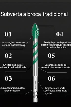 Broca Multfunção 93HRC Tork