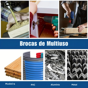 Kit Broca Sextava (Titânio ou Cobalto)