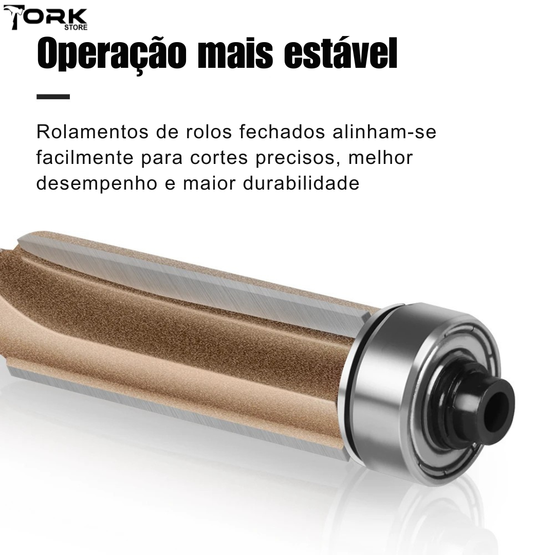 Fresa Reta com Rolamento