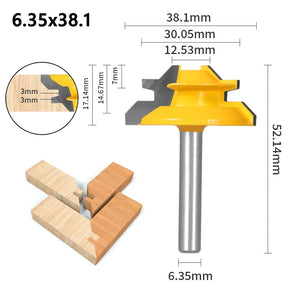 Fresa Para tupia de 45º