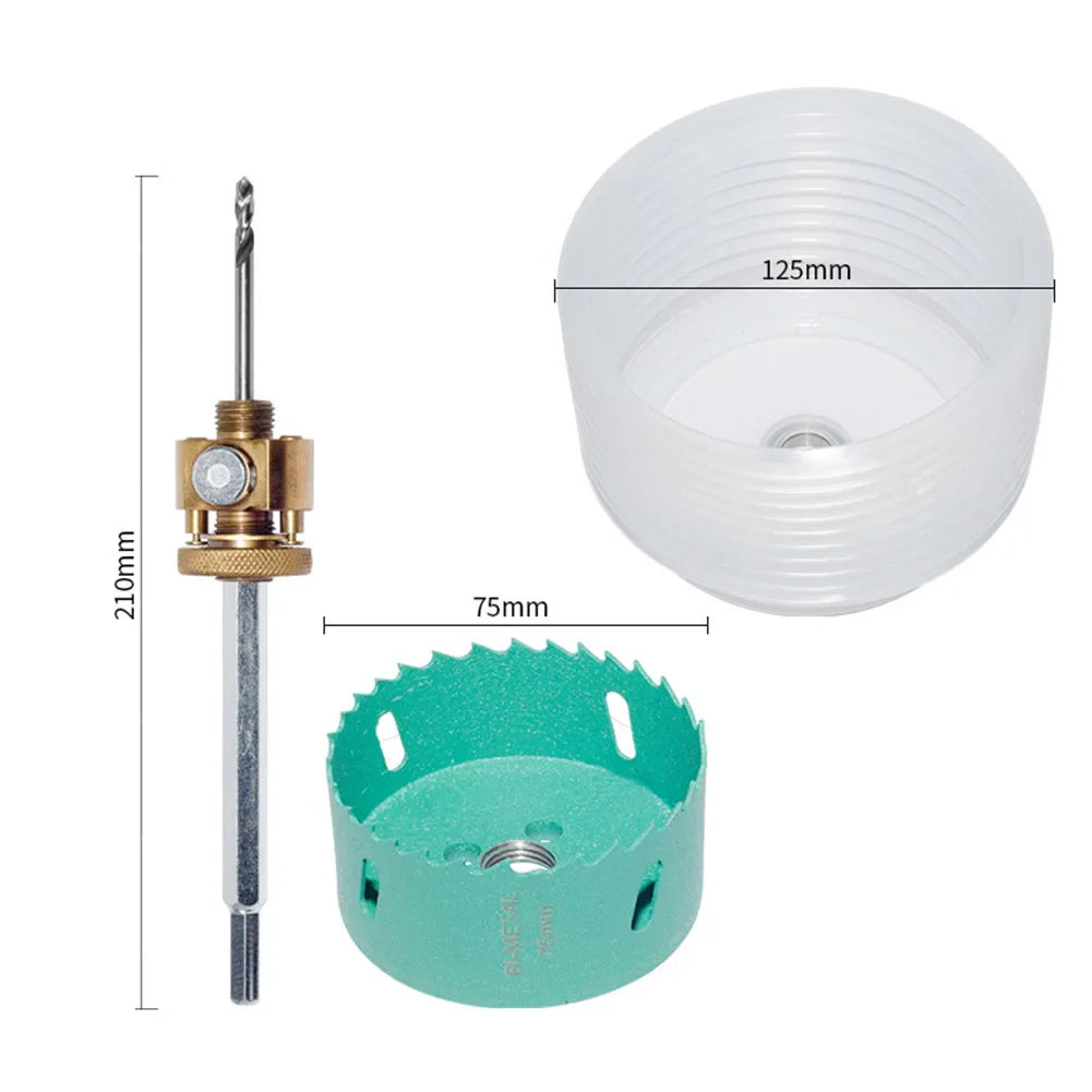 Serra Copo Com Eixo de Liberação Rápida + Coletor De pó