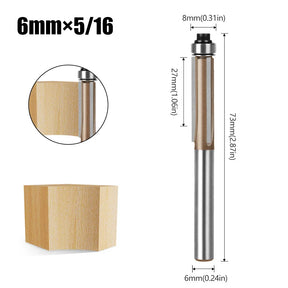 Fresa Reta com Rolamento