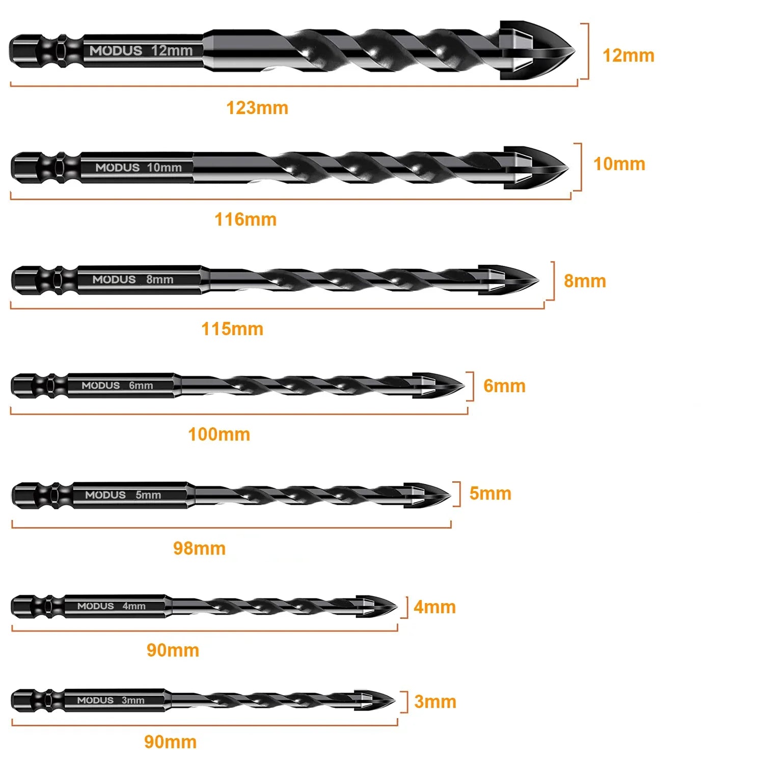 Kit Broca Para Porcelanato e Cerâmica