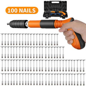Pistola de Pregos + 100pcs de Prego
