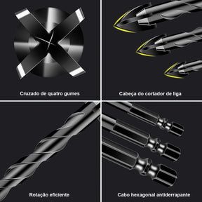 Kit Broca Para Porcelanato e Cerâmica