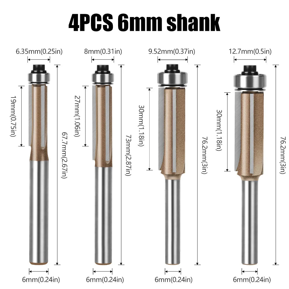 Fresa Reta com Rolamento