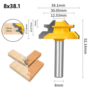 Fresa Para tupia de 45º