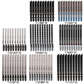 Kit com 80 Lâminas de Serra Tico-Tico