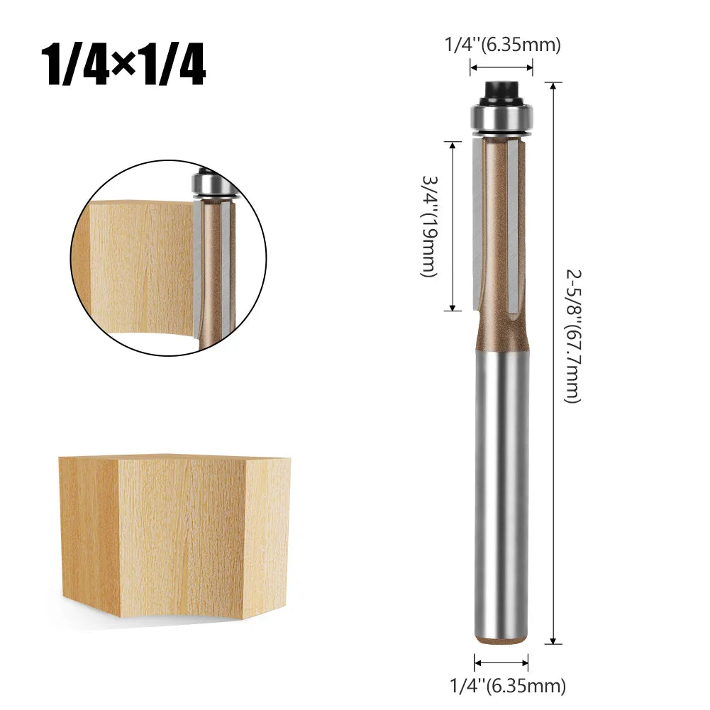 Fresa Reta com Rolamento