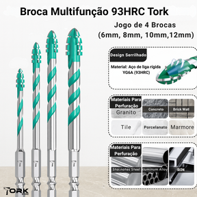 Broca Multfunção 93HRC Tork