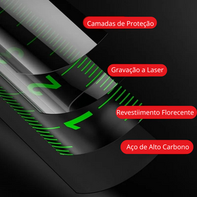 Trena Profissional Fluorescente Com Trava