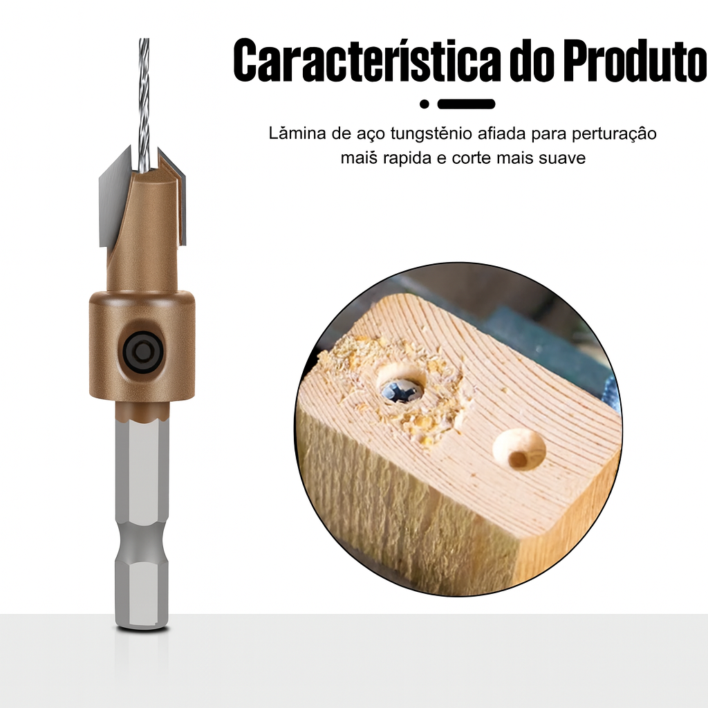 Escareador com Encaixe Sextavado 8mm
