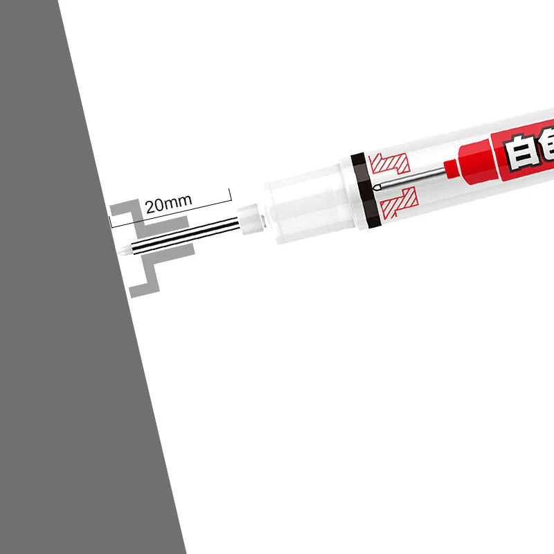 Caneta Branca Para Marcenaria